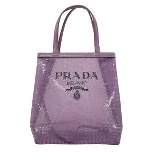 Prada Purple Sequins Tote Bag #338303P12B